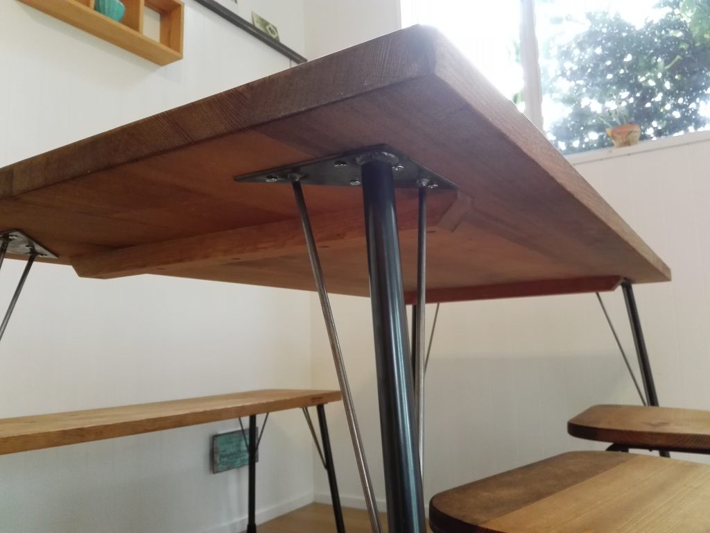 アイアンレッグ テーブル単体 – オーダー家具のKINOKA